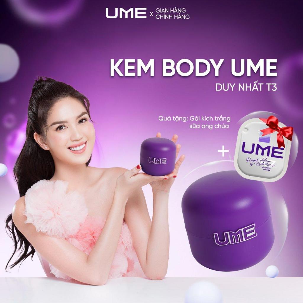 Kem body trắng da, kem dưỡng trắng da UME hỗ trợ mờ các vết thâm sạm ...