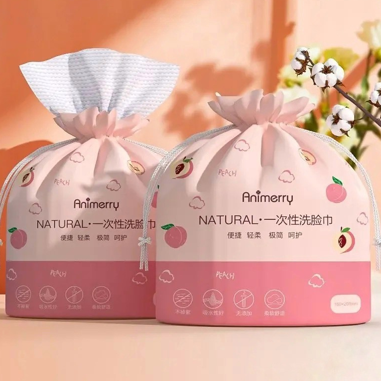 Khăn Lau Mặt Dùng 1 Animerry Lần Nhỏ Gọn, Tiện Lợi Dạng Hộp Rút, Gói, Khăn Giấy Đa Năng, Mềm Mại
