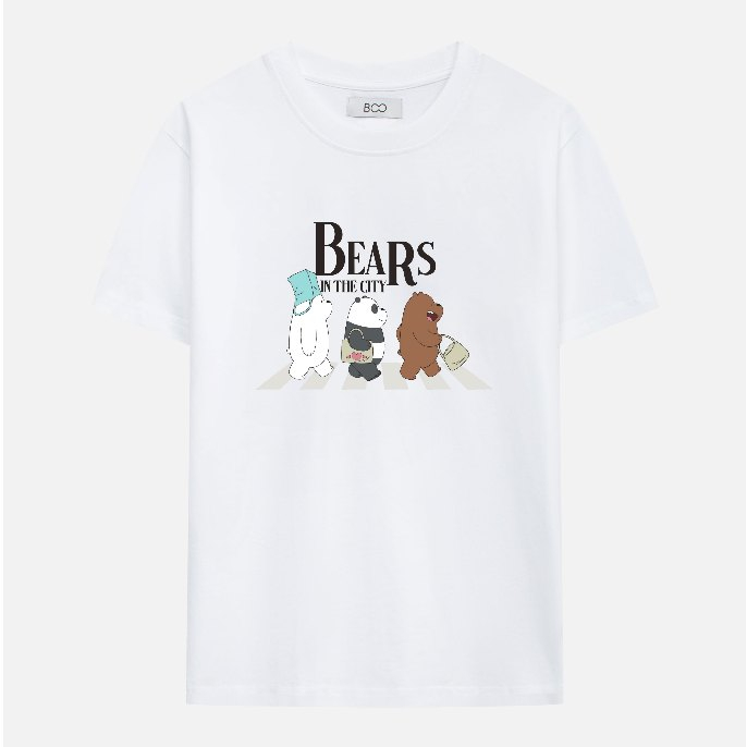 Ảnh Áo Thun BOO Unisex In Hình Bears In The City Regular Online 3
