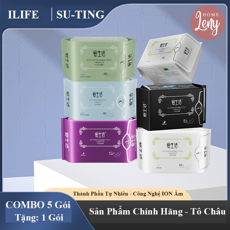 [MUA 5 TẶNG 1] [Greenleaf Suting] Băng Vệ Sinh Lá Xanh - ILIFE Nội Địa - (Ban Ngày)