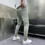 Quần jean nam co giãn 4 chiều,quần bò nam màu xám xước nhẹ,form chuẩn,ống côn phong cách