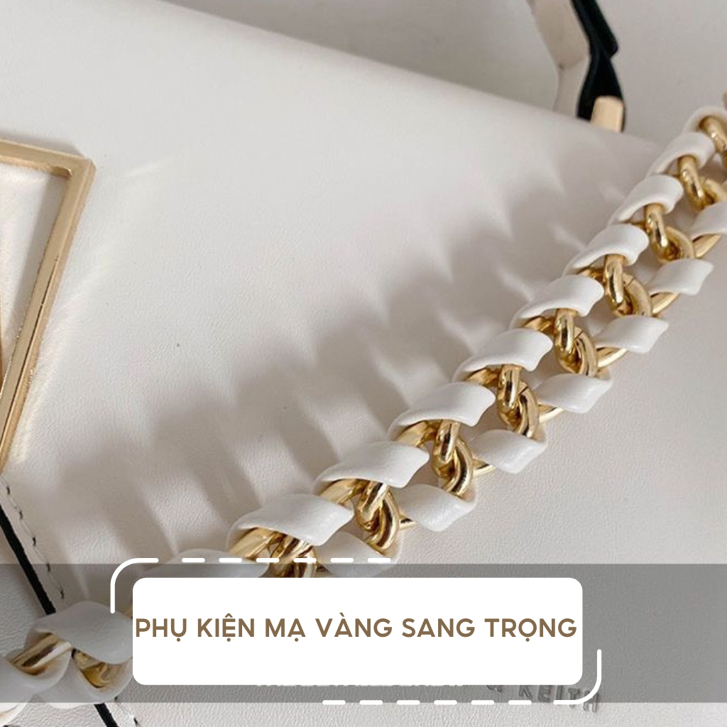 Túi Xách Nữ Đeo Chéo 2 Ngăn Dây khoá Kéo Cao Cấp Mẫu Hot Trend Quảng Châu