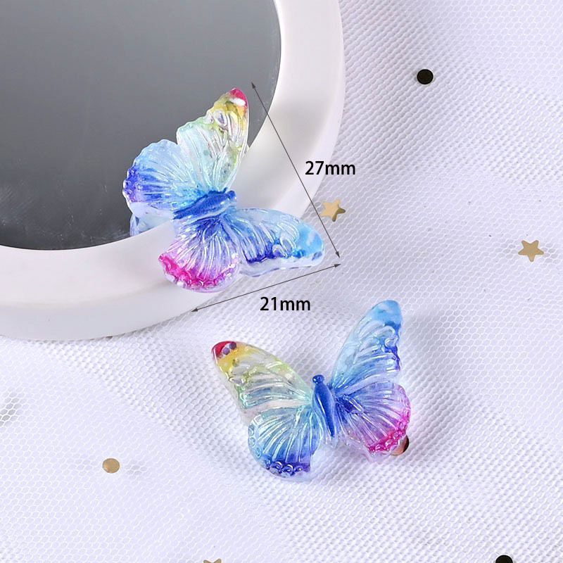 CHARM BƯỚM NHIỀU MÀU SẮC TRANG TRÍ PHỤ KIỆN, DIY, KẸP TÓC