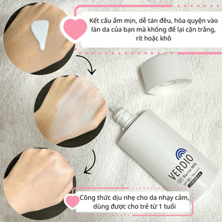 Sữa Chống Nắng Dịu Nhẹ Cho Da Nhạy Cảm Omi Verdio SPF50 PA++++ Nhật Bản