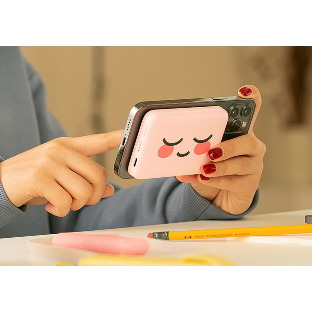Ảnh Sạc Dự Phòng Nam Châm Không Dây 5000mAh Kakao Friends 1