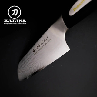 Dao thái đa năng Tojiro Flash 63 lớp Damascus VG10 Santoku FF-SA180 (180mm) - Dao bếp Nhật cao cấp