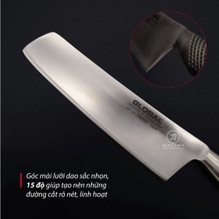 Dao bếp Nhật cao cấp Global GF36 Nakiri - Dao thái rau củ (200mm)