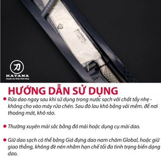Dao bếp Nhật cao cấp Global GF36 Nakiri - Dao thái rau củ (200mm)
