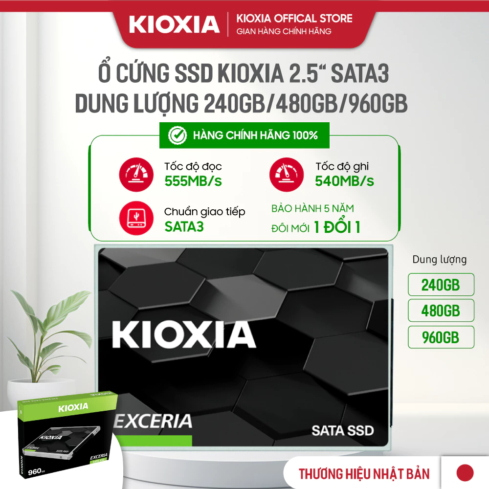 Ổ cứng SSD KIOXIA Exceria SATA III
