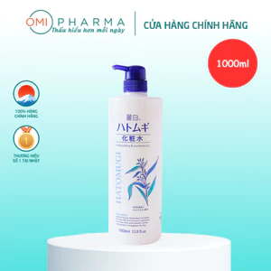 Nước Dưỡng Ẩm Và Sáng Da Reihaku Hatomugi Lotion (1000ml)