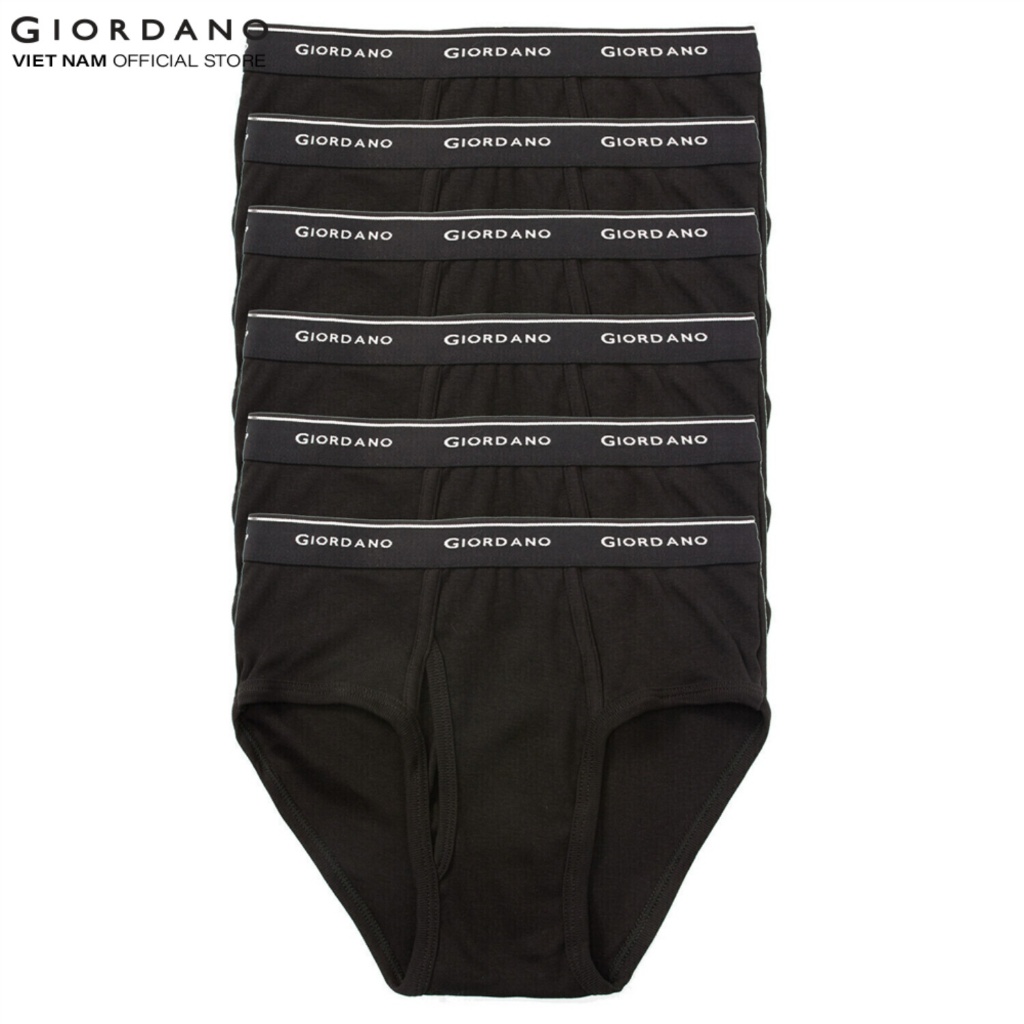 Ảnh GIORDANO Set 6 Quần Lót Nam Dạng Tam Giác Men's Briefs 01174114 2