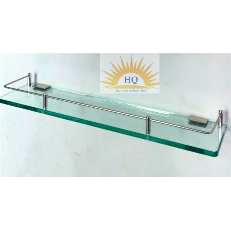 Kệ kính - kệ kiếng rào Inox nhà tắm dài 40 - 50cm kèm pas ốc vít ...