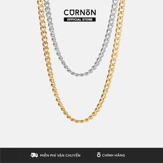 Dây Chuyền Nam Curnon Liam Bộ Sưu Tập THE ESSENTIALS - Trang Sức Vòng Xích Phong Cách Mạnh Mẽ - Chất Liệu Thép Không Gỉ