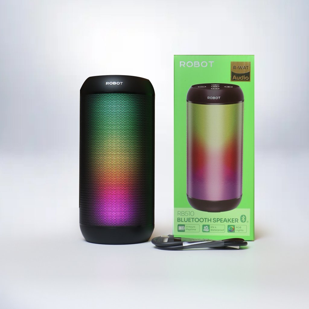 Ảnh Loa Bluetooth ROBOT RB510 Bass Lớn Công Suất 10W Đèn Led RGB Chống Nước - Hỗ trợ Kết Nối Thẻ Nhớ/USB/ AUX Cổng 3.5 3