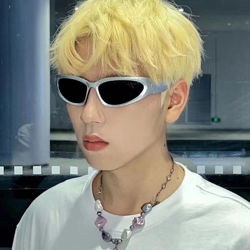 Kính mắt râm mát nữ nam phong cách hip hop Hàn Quốc mắt kính chống tia bức xạ đi chơi đẹp giá rẻ 339