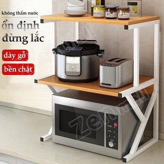 BMZAR Kệ Lò Vi Sóng  Đa Năng Hiện Đại, Decor Phòng Bếp, Chính Hãng