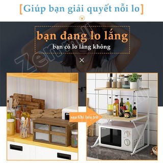 BMZAR Kệ Lò Vi Sóng  Đa Năng Hiện Đại, Decor Phòng Bếp, Chính Hãng