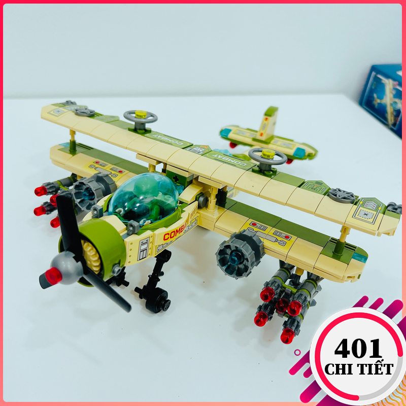 Lego Máy bay chiến đấu 401 Chi Tiết - Đồ chơi lắp ráp máy bay đóng gói ...