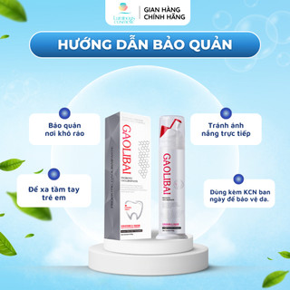 Gel Nano Bạc Gaolibai Đánh Bật Cao Răng, Sạch Mảng Bám, Trắng Răng, Giảm Hôi Miệng, Thơm Mát Hiệu Quả 120g