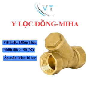 Y LỌC ĐỒNG MIHA- PN 16 DN15-DN32
