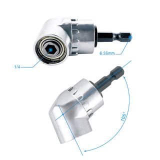 (freeship) Đầu chuyển hướng khoan bắt vít góc hẹp - Đầu chuyển hướng máy khoan vặn vít góc chuôi lục