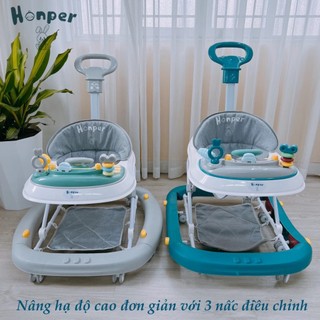 Xe tập đi kiêm bập bênh có tay đẩy Honper HP813 cho bé chính hãng