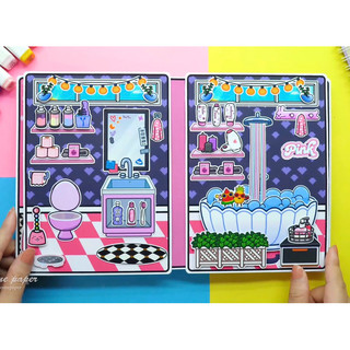Đồ chơi bóc dán ngôi nhà Blackpink trong Avatar World - Pighandmade