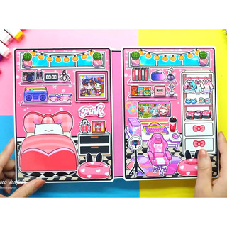 Đồ chơi bóc dán ngôi nhà Blackpink trong Avatar World - Pighandmade