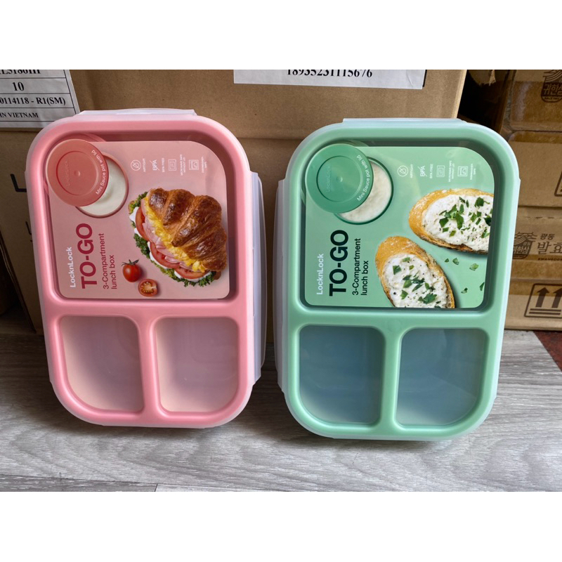 [LOCKnLOCK] HỘP CƠM BẰNG NHỰA TOGO 3 NGĂN DUNG TÍCH 980mL - HPL781 ...