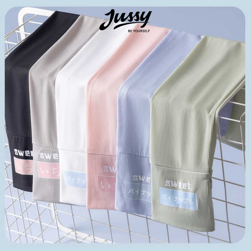 Găng Tay Thun Lạnh Chống Tia UV JG22 Jussy Official Ống Găng Tay Dài Chống Nắng Chất Thun Gân Co Dãn Nhiều Màu Đẹp