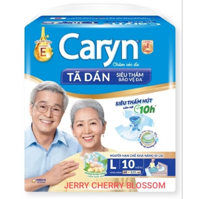 1 gói tã dán caryn M10, L10, XL10 miếng