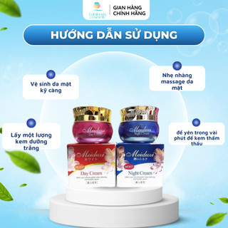 Kem Meiduzi Nhật Chính Hãng Dưỡng Trắng Da Mờ Thâm Nám, Kem Dưỡng Ngày Đêm Meiduzi Căng Bóng Sáng Mịn 20g
