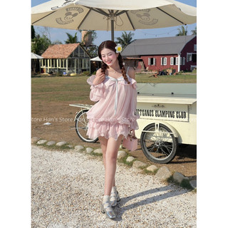 [HAN’S STORE ]VÁY BỒNG BỀNH PHỐI NƠ ĐÁ MÙA HÈ ( ẢNH THẬT)