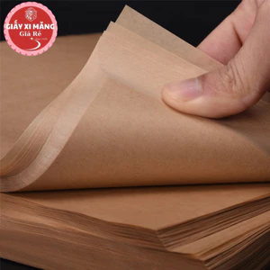Set 100 tờ giấy nến bóng , thấm dầu siêu dai gói bánh mì lót đồ chiên dầu size 15x 20 cm