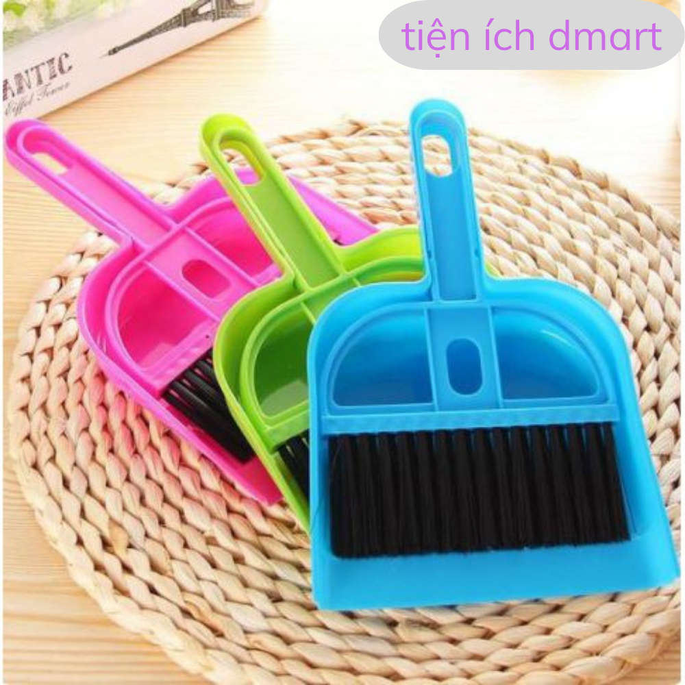 bộ chổi quét kèm hót rác mini, chổi quét ban thờ, nhà bếp nhỏ gọn, vệ ...