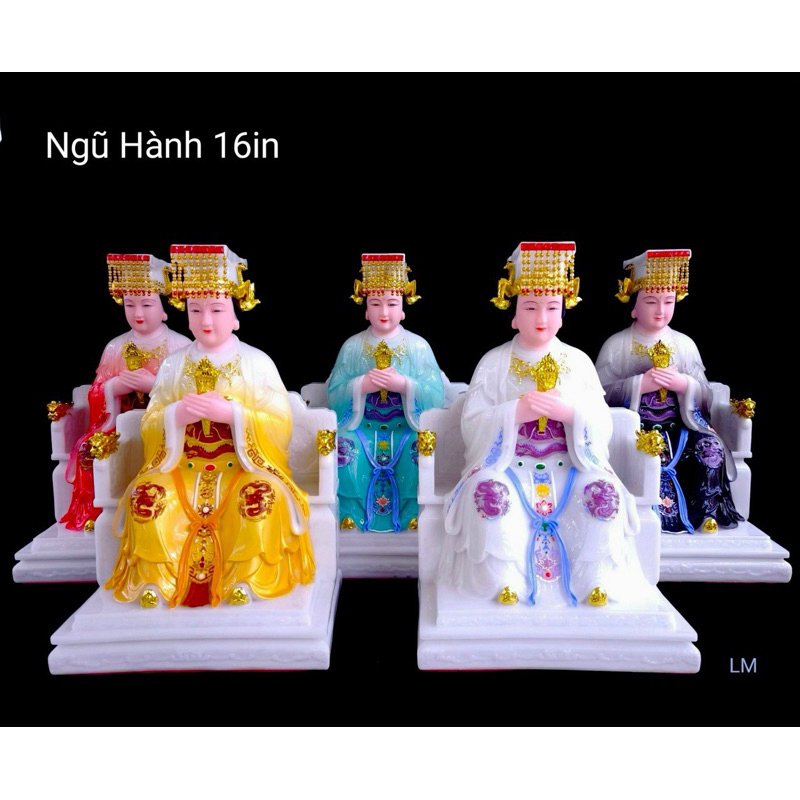 Tượng 5 Mẹ Ngũ Hành cao 30cm, 40cm chất liệu bột đá cao cấp 🌸🌸