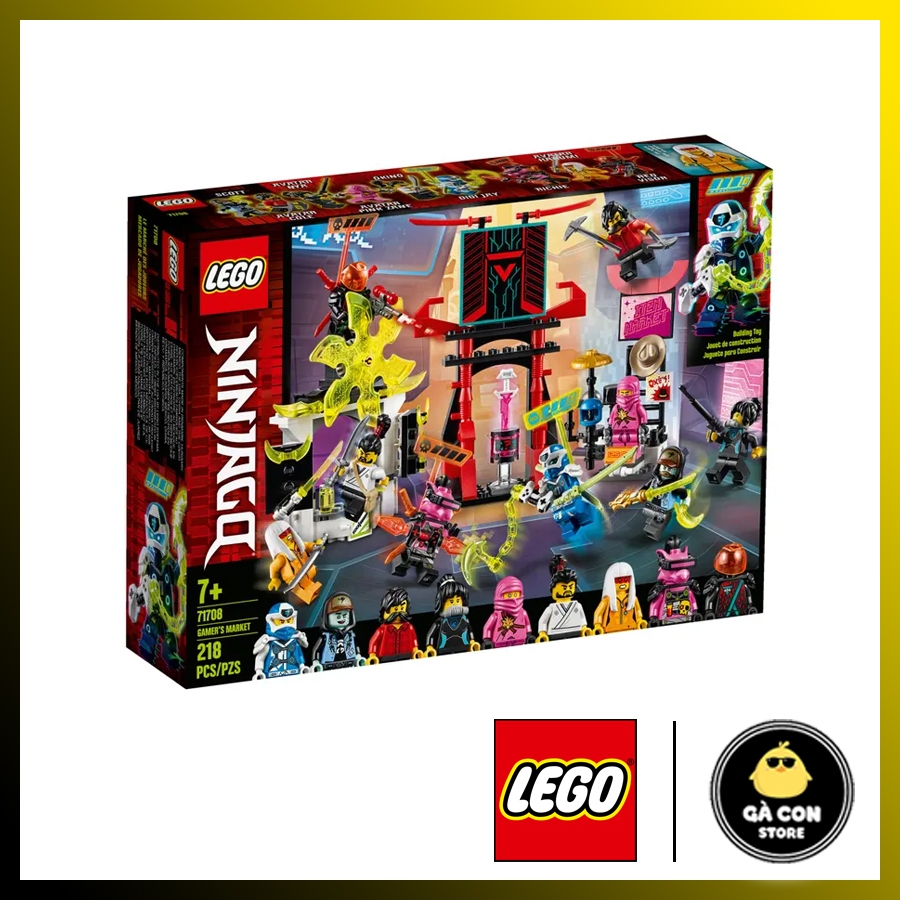 LEGO NinjaGo 71708 Gamer's Market - Sàn Đấu Game Thủ ( Hàng có sẵn ...