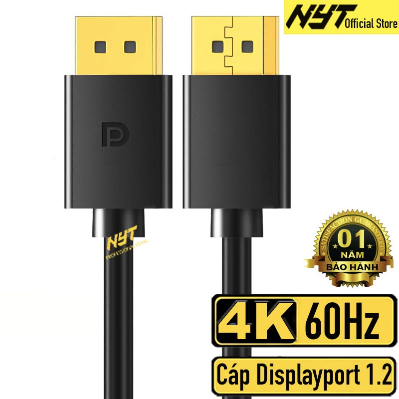 Sonero® 2m cavo DisplayPort 1.2, cavo DisplayPort a DisplayPort, 4K 60 Hz, 2K 144Hz, nero