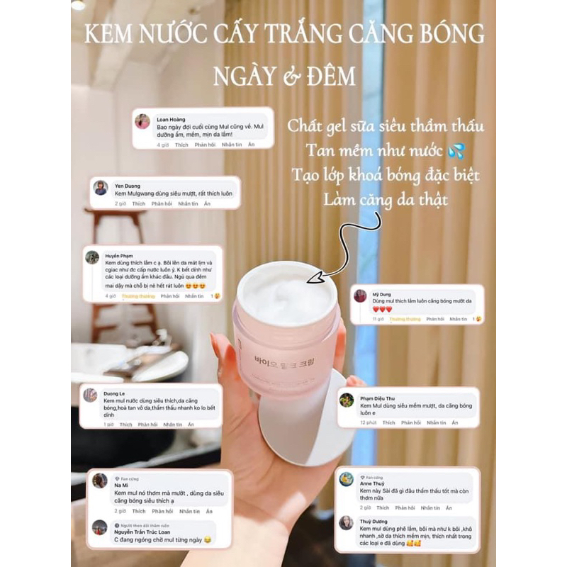 Kem dưỡng Narci Natural bio milk cream 70ml - hạn 2027 Hàn Quốc  IS354