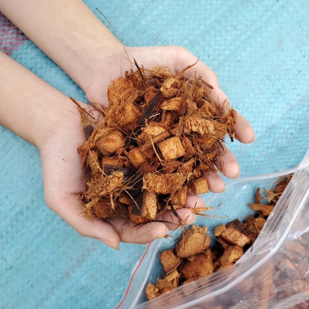 [MUA 5 TẶNG 1] XƠ DỪA CỤC THÔ trồng lan, cây cảnh, kiểng lá 200GR