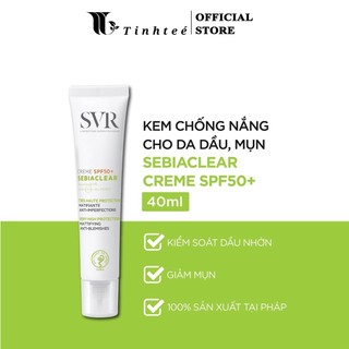 Kem chống nắng cho da dầu mụn SVR Sebiaclear Crème SPF50 MartiDerm The Proteos Screen SPF50+ 40ml