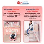 Bộ bàn học cho bé Sakawin S80, Bàn học chống gù Nâng hạ chiều cao bằng tay quay Chất liệu cao cấp. — ảnh 6
