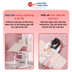 Bộ bàn học cho bé Sakawin S80, Bàn học chống gù Nâng hạ chiều cao bằng tay quay Chất liệu cao cấp. — ảnh 4