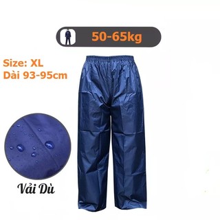 Quần Đi Mưa Vải Dù  chống thấm nước size XL (hàng thay thế)