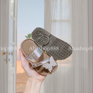 Dép Xỏ Ngón Đính Đá Bướm Sáng Lấp Lánh Phù Hợp Đi Chơi Du Lịch Cho Bé Gái K256