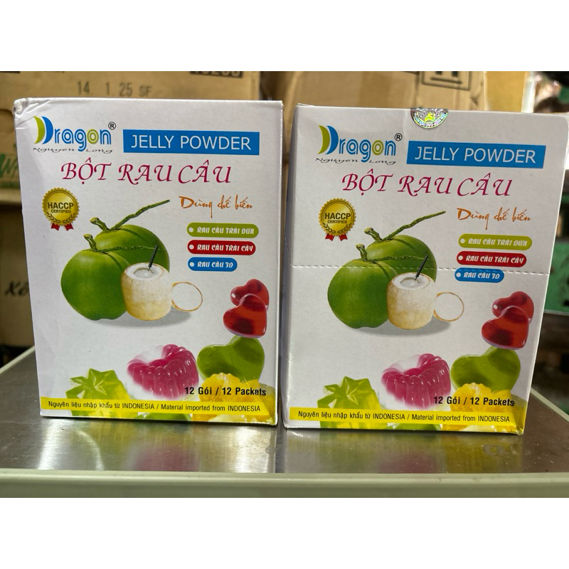 BỘT RAU CÂU DẺO NGUYỄN LONG DRAGON ( 12 GÓI x 11G) | Shopee Việt Nam