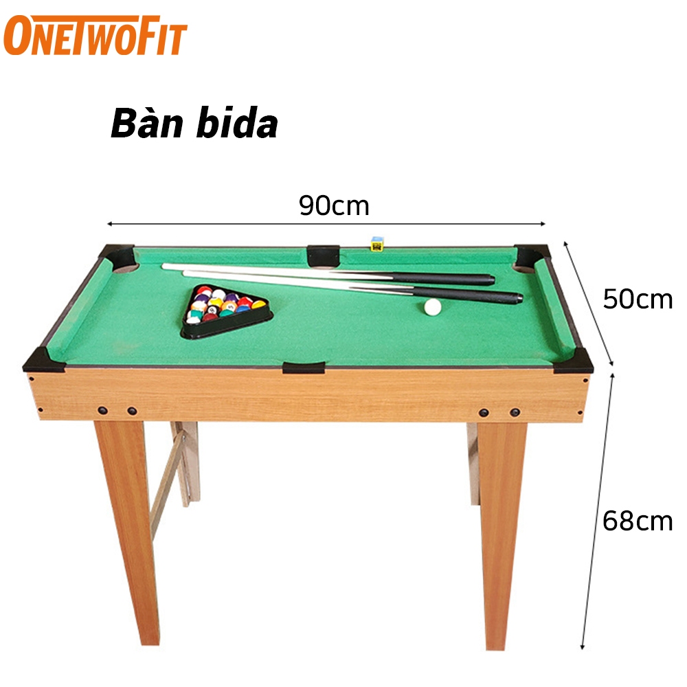 Ảnh OneTwoFit Bàn bi-a 120CM cho trẻ em và người lớn bằng gỗ đa chức năng,bida mini phăng Chất lượng cao 1