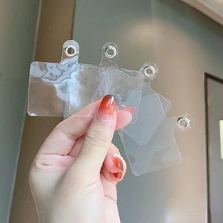 Thẻ treo dây đeo điện thoại chống thất lạc bằng nhựa trong suốt tiện lợi - bb200