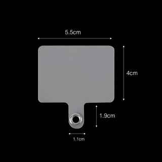 Thẻ treo dây đeo điện thoại chống thất lạc bằng nhựa trong suốt tiện lợi - bb200