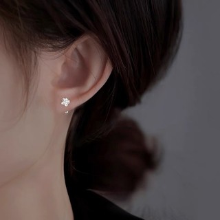 Khuyên tai LAMY Plumeria Flower Silver Earrings 3273 - Khuyên tai bạc cao cấp